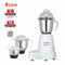 Rico MG1803 750W Mixer Grinder with 3 Jars (White)