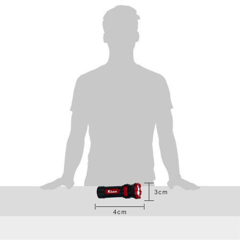 Rico Rechargeable Torch RT1525 0.5W Miltary Grade Rechargeable Torch (Red) - RIC076