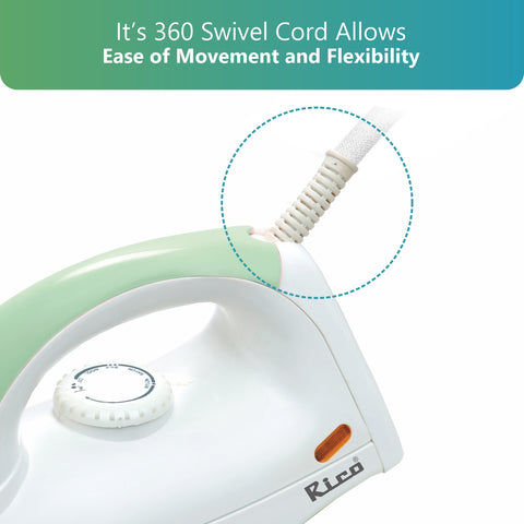 Rico Iron Dry  AI08 1000 watts (White) - RIC025