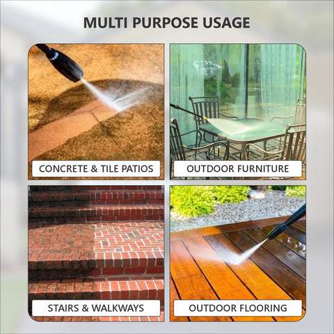 Rico ‎HP-2207 High Pressure Washer Professional PowerShot 1700W Powerful Motor With Self Priming