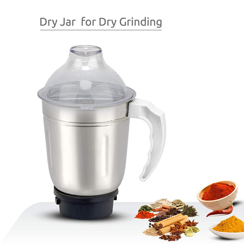 Rico Mixer Grinder MG123 550W with 3 Jars (Orange/Black) - RIC129