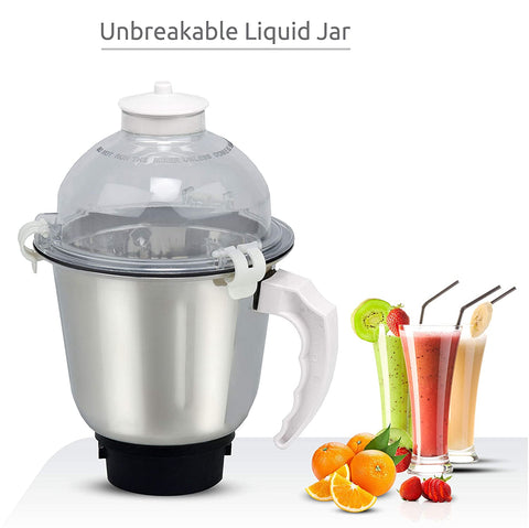 Rico Mixer Grinder MG123 550W with 3 Jars (White) - RIC062