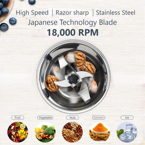 Rico MG1808 1HP Mixer Grinder with 3 Jars (Red)