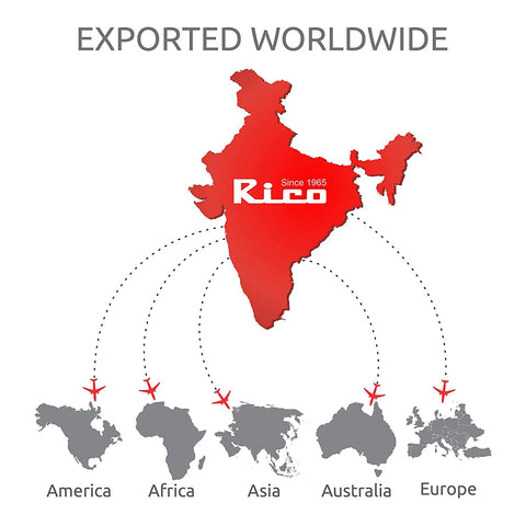 Rico PCIL8 Inner Lid 8 Litres Pressure Cooker (Silver).