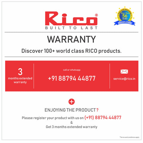 Rico EL1704 Rechargeable Emergency Light (Yellow) – Rico India