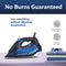 Rico SI2111 2200 Watts Japanese Technology Ideal Temperature Steam Iron With Spray| Burn Free | Press Iron Clothing | Auto Shut-Off | Black - RIC105