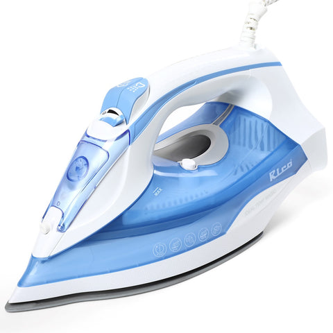 Rico SI2110 2200 Watts Japanese Technology Ideal Temperature Steam Iron With Spray| Burn Free | Press Iron Clothing | Auto Shut-Off | White - RIC106